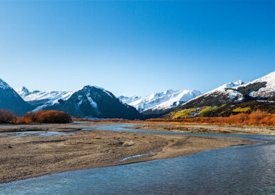 The Rees Valley from the Rees bridge